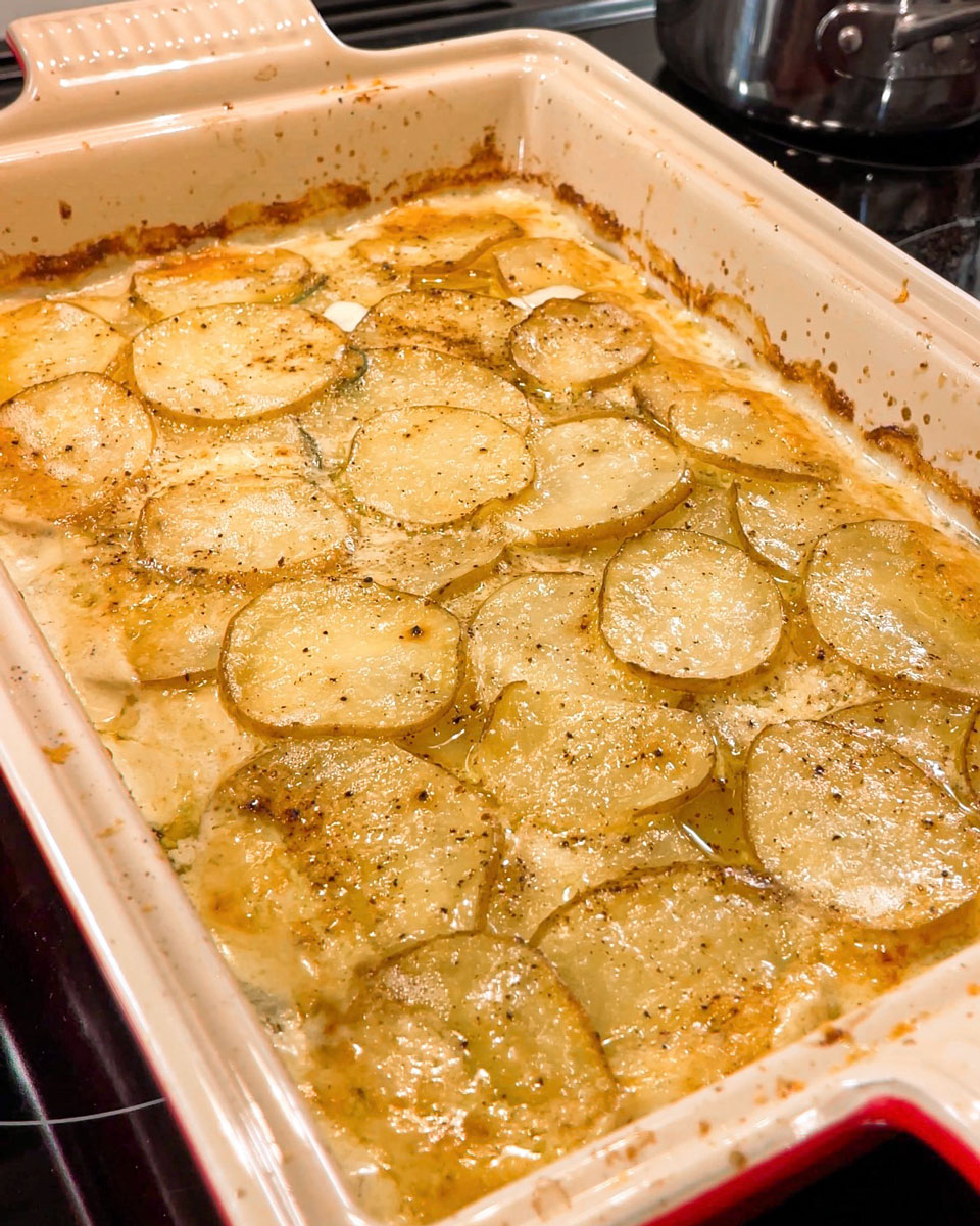 Cheesy Parmesan Scalloped Potatoes