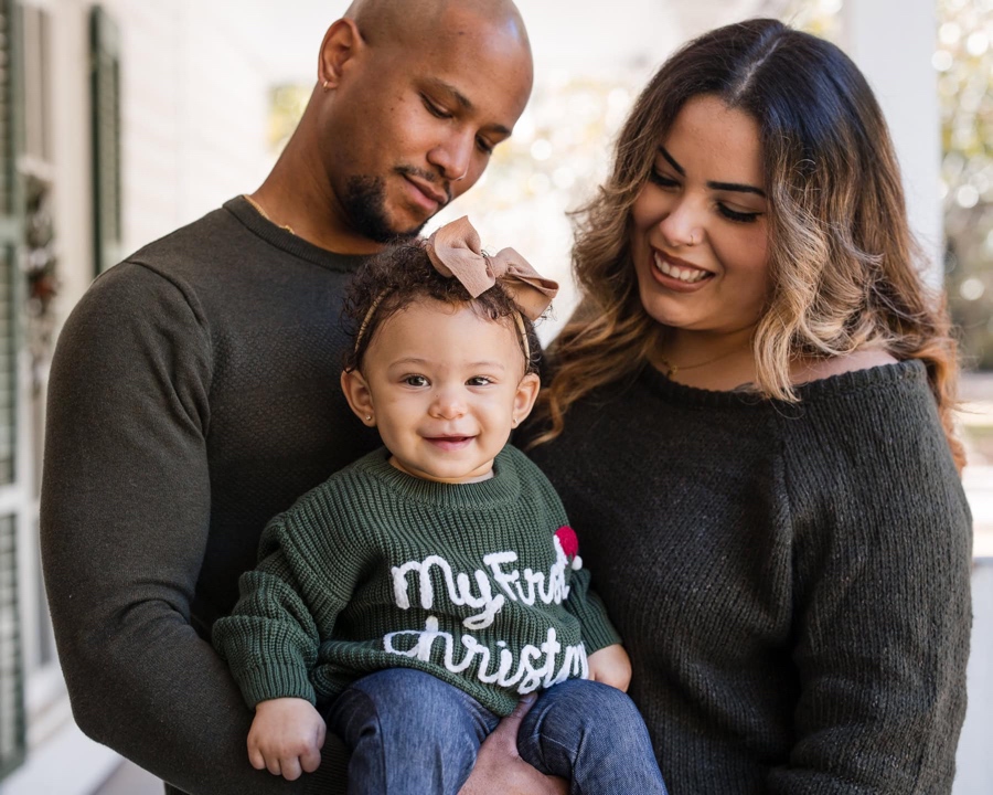 Christmas Mini Sessions in Jacksonville Florida at Walter Jones Historic Park