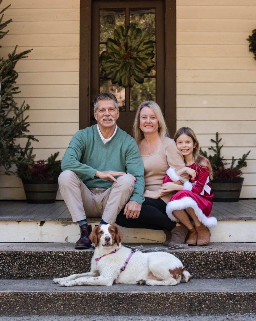 Christmas Mini Sessions in Jacksonville Florida at Walter Jones Historic Park