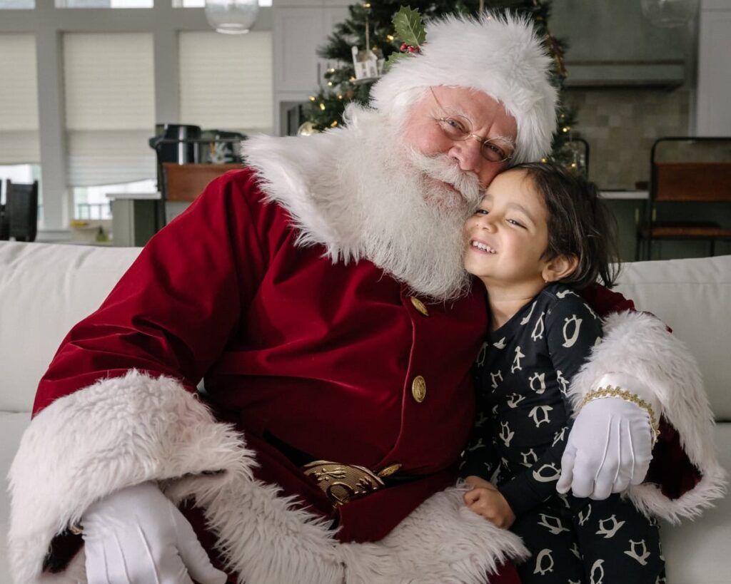 Pictures with Santa at Home Jacksonville Florida Russ Bratcher Photography