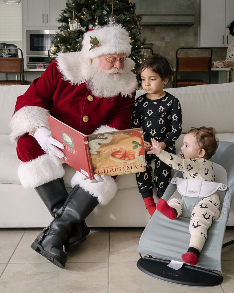 Pictures with Santa at Home Jacksonville Florida Russ Bratcher Photography