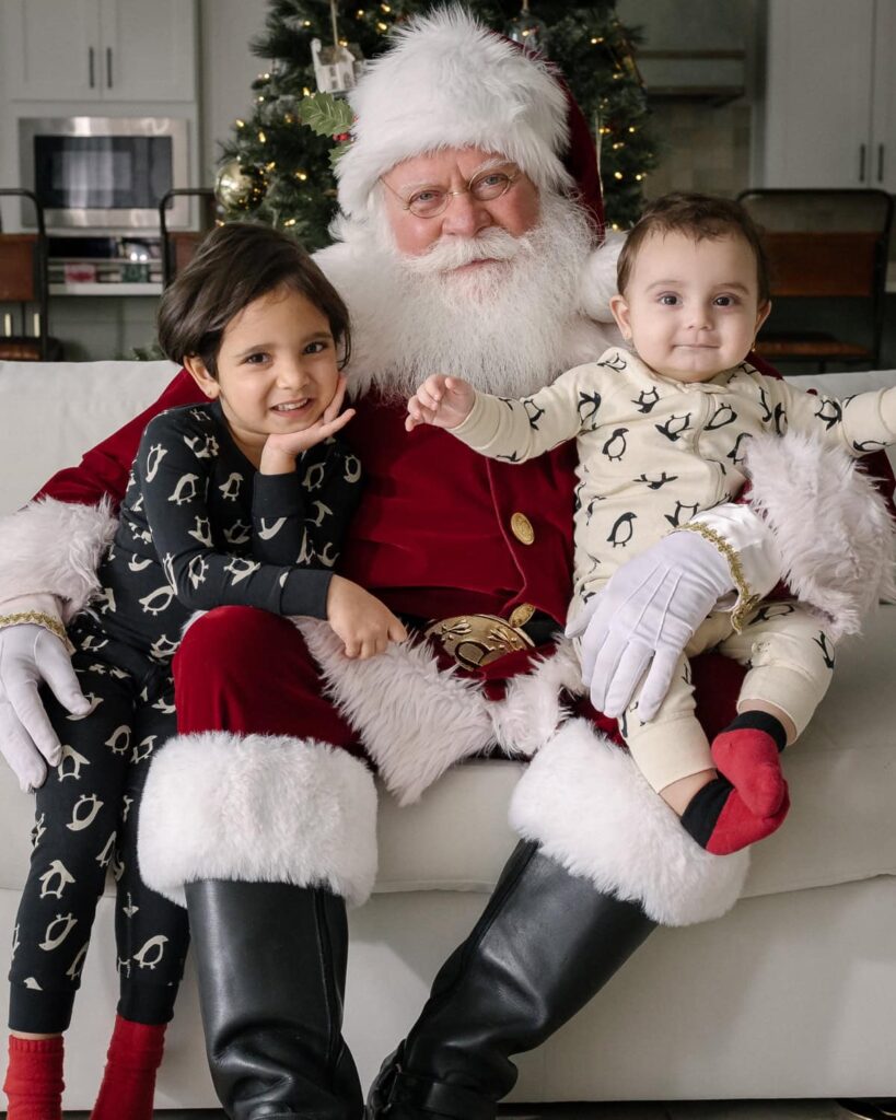 Pictures with Santa at Home Jacksonville Florida Russ Bratcher Photography