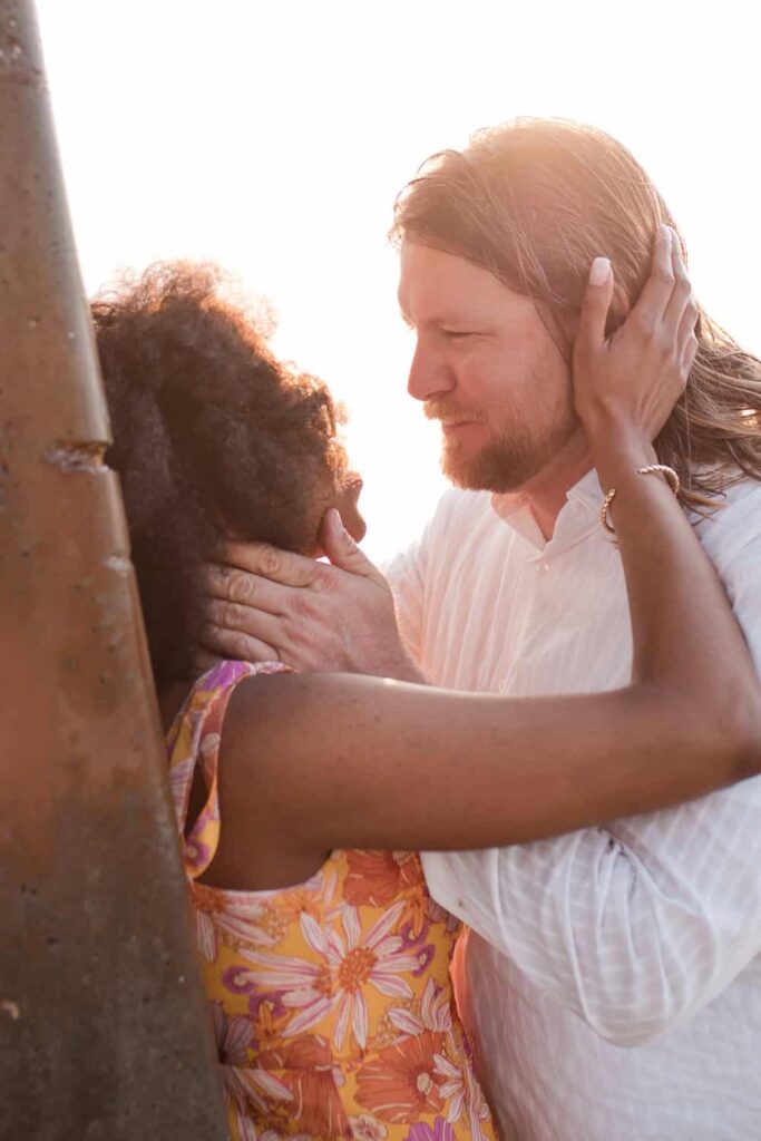 Jacksonville FL Engagement Photo Session embracing